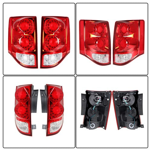 Solid Spare LED Pair Tail Lights Brake Lamps Replacement For Dodge Grand Caravan 2011-2020