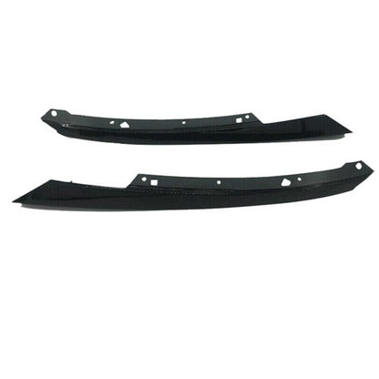 For 2019-2021 Honda Civic 3Pcs Front Upper Grille&Headlight Eyelid Molding Trim