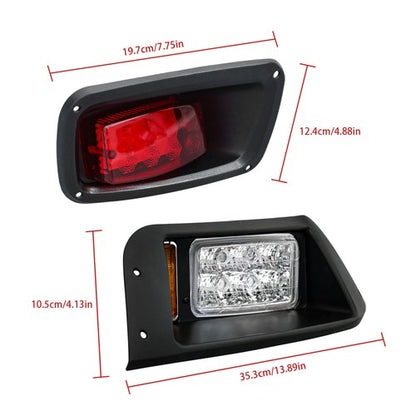 Solid Spare NEW LED Light Kit Street Legal Kit w/Turn Signal Switch For EZGO TXT 96-13