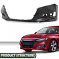Solid Spare Front Bumper Cover Fit For 2018-2020 Honda Accord Sedan W/o Sensor HO1000314