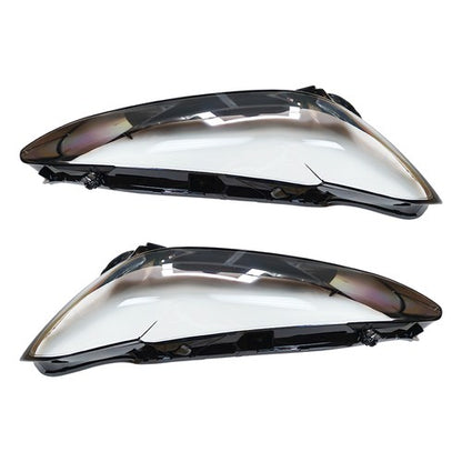 For BMW 4 Series G22 G23 2020-2022 US New A Pair Front Headlamp Lens Cover+Glue