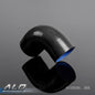 Solid Spare 51mm 90 Degree Hose Turbo Silicone Elbow Coupler Pipe Hose Black
