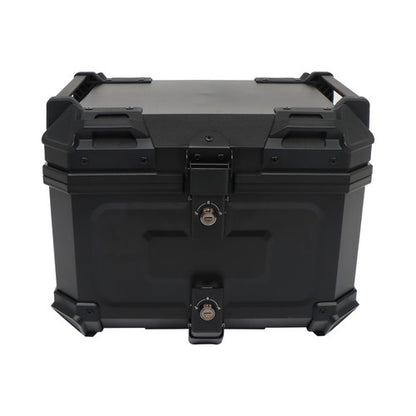 Solid Spare Motorcycle Top Case Waterproof Rear Tour Box with Security Lock Helmet Case 45L