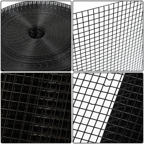 Solid Spare New 48in*100FT1/2In Hardware Cloth Chicken Wire Fence Vinyl Coated Welded Mesh