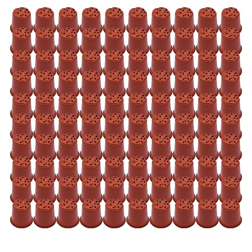 Solid Spare 100Pcs Flowers Nursery Cup Children's Room Nursery Plastic Plant Pot 14X13X9cm