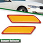 Solid Spare Fit For 2012-2015 BMW 328i Amber Bumper Reflector Side Marker Front Left & Right