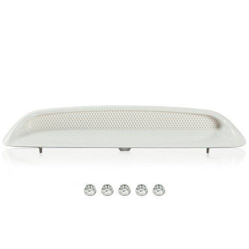 Solid Spare Fit For 2005-2011 Toyota Tacoma Pickup Front Sport Hood Bulge Scoop Kit White