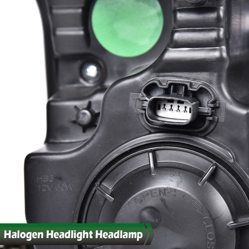 Solid Spare Fit For 2015-2017 Ford F-150 Amber Chrome Housing Headlight Left Driver Side