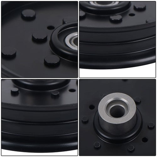 Solid Spare New Flat Idler For Hustler Pulley Kit 126124 Replaces 604231