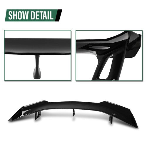 Solid Spare Trunk Spoiler Wing Gloss Black For 2016-2024 Chevy Camaro ZL1 1LE Style LT RS SS