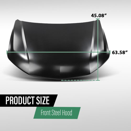 Solid Spare Hood Panel Black Fit For 2021 2022 2023 2024 2025 Chevrolet Trailblazer NEW