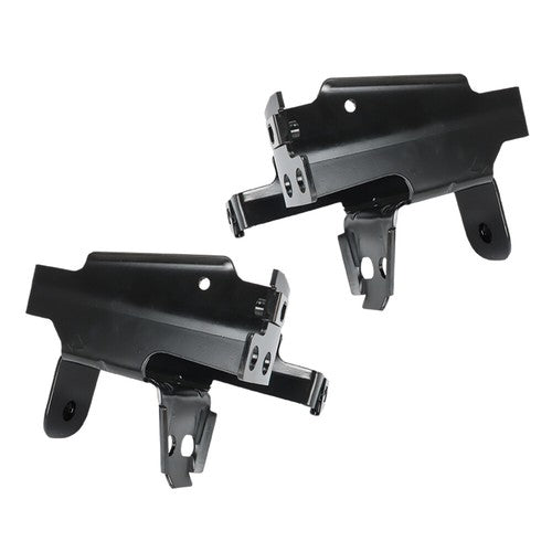 Solid Spare LH&RH 2 Pc Front Bumper Bracket Black Fit For 2011-2014 GMC Sierra 2500/3500 HD