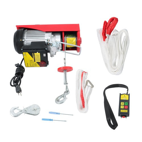 Solid Spare 1320lbs Mini Electric Hoist PA600 & Wireless Remote Control 110V Height 20-40ft