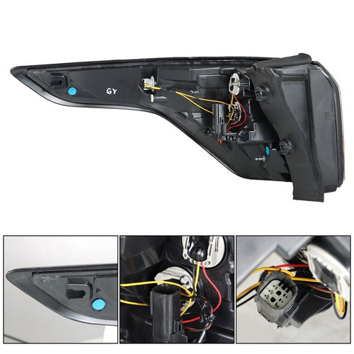 Solid Spare Taillight Right Outer For 2017-2019 Ford Escape Kuga Tail Light Brake Rear Lamp