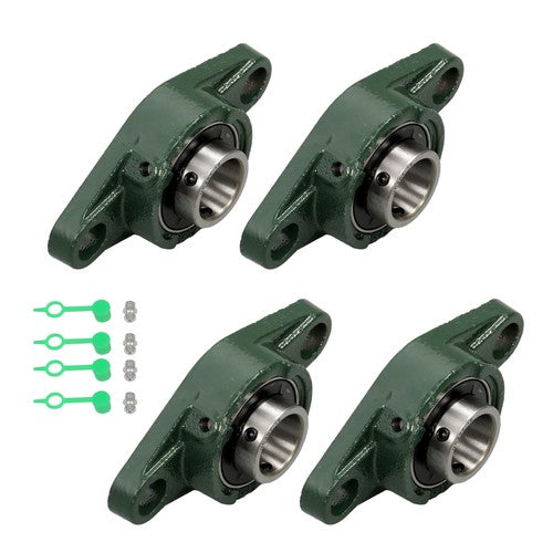Solid Spare 4-pack PCS UCFL205-16 Pillow Block Flange Bearing 1" Bore 2 Bolt Solid Base