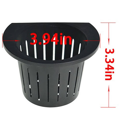 Solid Spare Pink Self-Watering Plant Flower Pot Wall Hanging Plastic Planter Garden 7 Pack