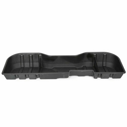 Solid Spare Black Underseat Storage Box for 07-18 Chevy Silverado 07-19 GMC Sierra CREW CAB