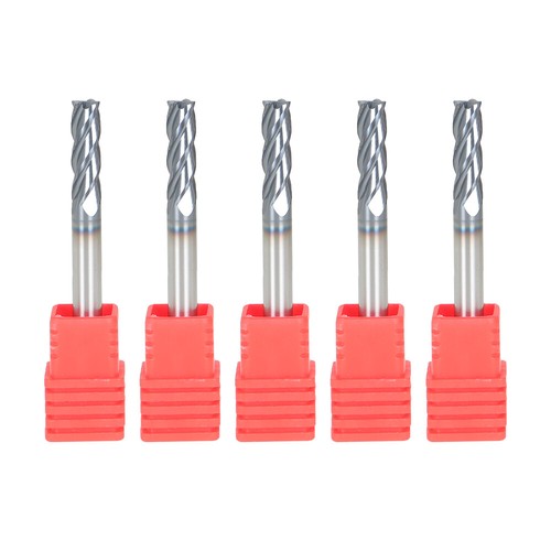 Solid Spare 5 × 3/16" 4 Flute Regular Carbide End Mill 5/8" LOC 2" Overall Length