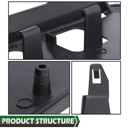 Solid Spare Fit For 2020-2022 Ford F250 F350 Super Duty Front Bumper License Plate Bracket