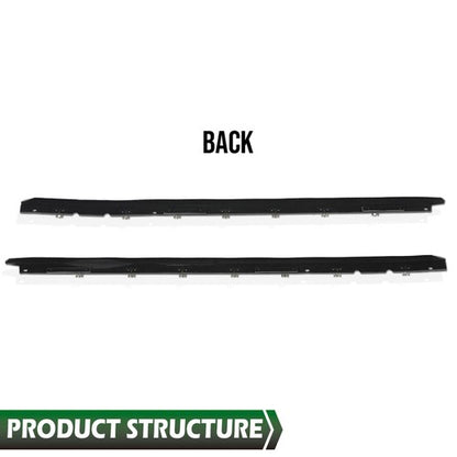 Solid Spare Window Sweep Weatherstrip Outer Seal Kit Fit For 1984-1996 Chevy Corvette C4