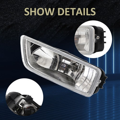 Fit For Honda Accord 2003-2007 4DR Front Bumper Driving Fog Light Lamp w/Wiring
