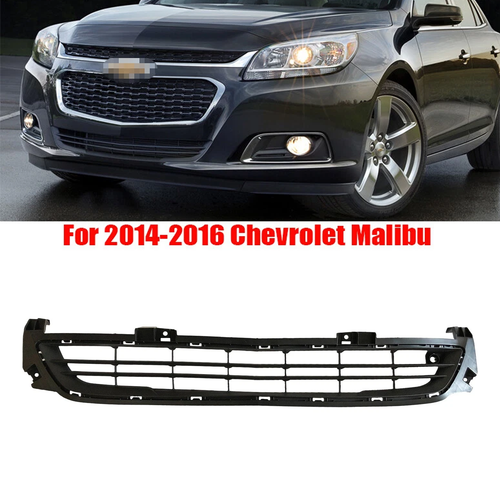 Front Lower Bumper Matte Black Grille For 14-16 Chevrolet Malibu GM1036160 2014