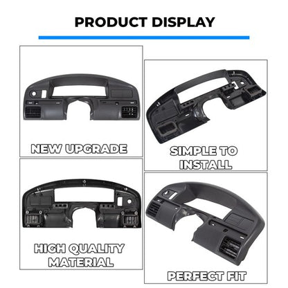 Solid Spare FOR 92 93 94-97 Ford Bronco F150 F250 Instrument Cluster Dash Panel Bezel Cover