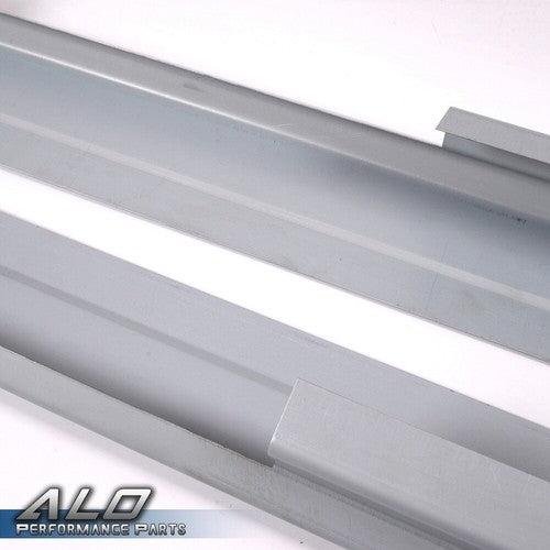 Solid Spare Fit For 01-07 Chevy Silverado GMC Sierra Crew Cab 4Dr Rocker Panels Black