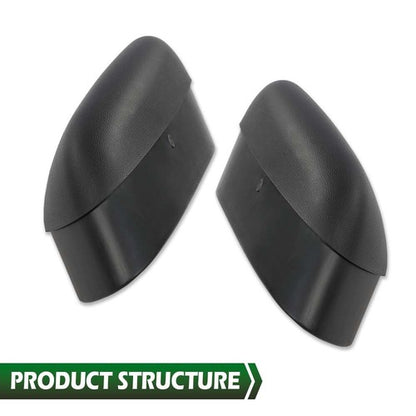 Solid Spare Fit For 2004-2014 Ford F-150 Pickup Running Board Side Step Bar End Cap Pair Set