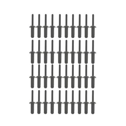 Solid Spare Plastic Poly Rivet Gun Quick Set Riveting Hand Tool W/ 40 Poly Rivets 41Pcs