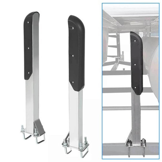 Solid Spare Fits for 2" Trailer Frames Pair of Zinc-Plated Pontoon Boat Trailer Guide On