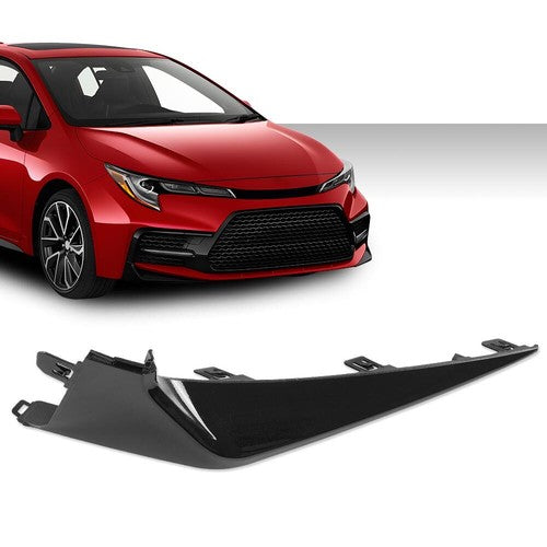 Solid Spare Fit For 20-22 Toyota Corolla Right Front Bumper Side Lower Trim Molding