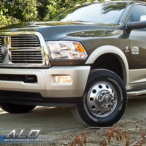 Solid Spare Fit For 11-16 Dodge Ram 3500 1-Ton Dually Front Alcoa Alloy Wheel Center Caps