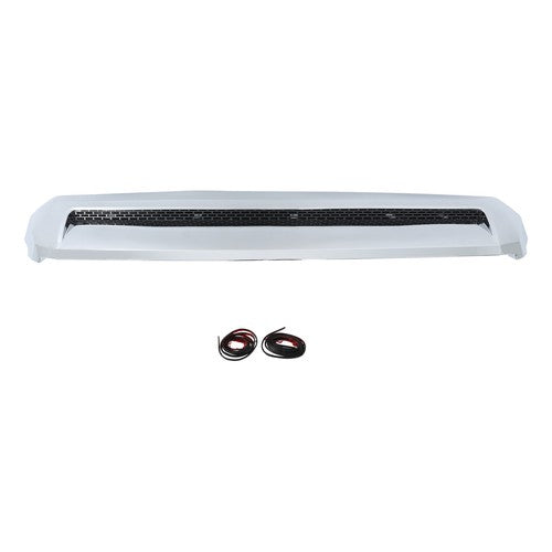 Solid Spare For Toyota Tundra 2014-2021 Chrome Front Upper Hood Bulge Grille Trim Molding