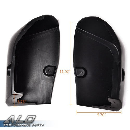 Solid Spare 4X Fit For 07-14 Toyota FJ Cruiser Pocket Rivet Wheel Fender Flares Smooth Black