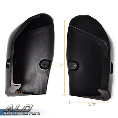 Solid Spare 4X Fit For 07-14 Toyota FJ Cruiser Pocket Rivet Wheel Fender Flares Smooth Black