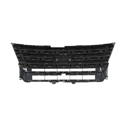 Solid Spare Front Bumper Grille Glossy Black For Ford Explorer 2016-2017 FO1200578