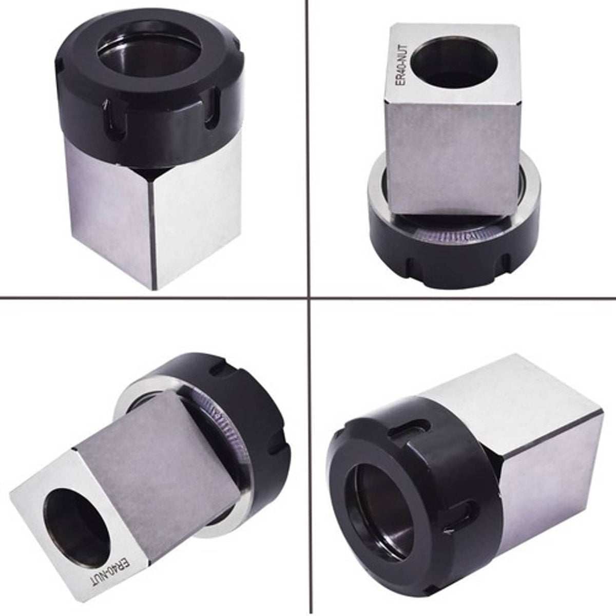 Solid Spare New Square Collet ER-40 Block Chuck Holder For CNC Lathe Engraving Machine