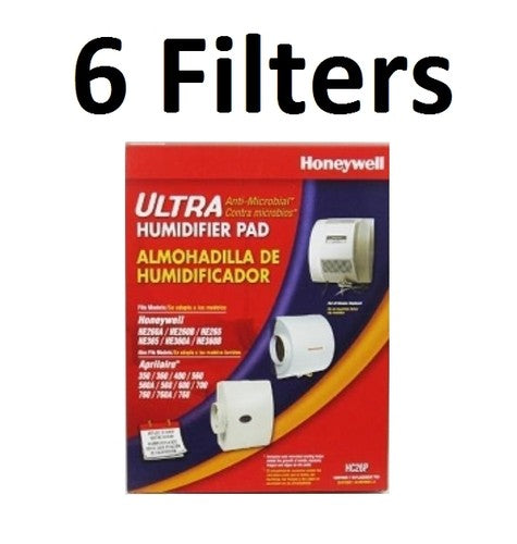 Solid Spare Whole House Humidifier Filter Pad for Aprilaire 350 360 400 6-Pack