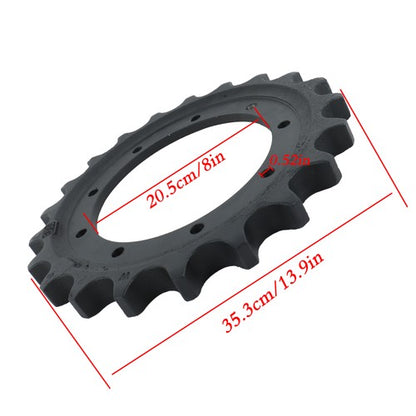 Solid Spare Drive Sprocket fits Bobcat 331 334 325 328 231 334 328 331 231 6811940 6814137