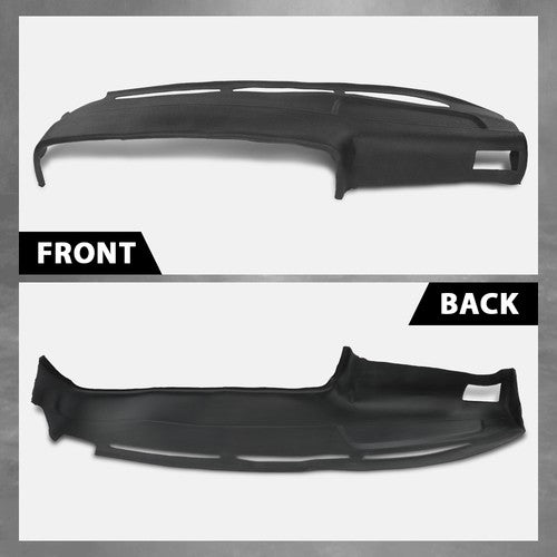 Solid Spare Fit For 1989-1995 Toyota 4Runner & Pickup TPE Dashboard Dash Cover Overlay Black