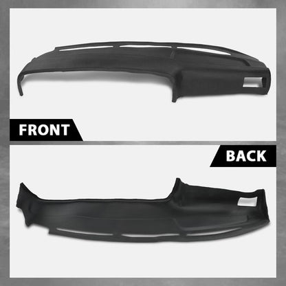 Solid Spare Fit For 1989-1995 Toyota 4Runner & Pickup TPE Dashboard Dash Cover Overlay Black