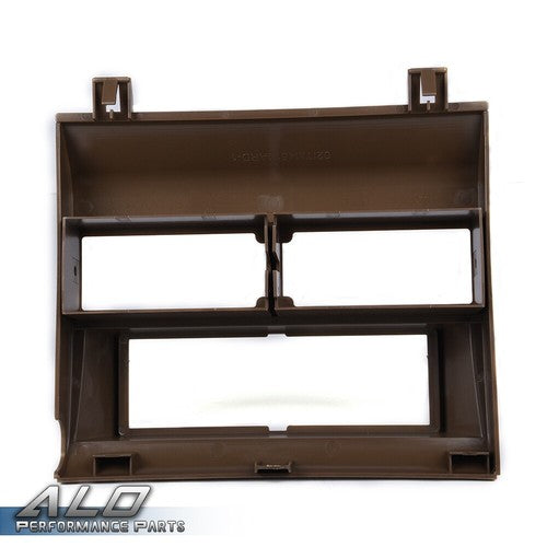 Solid Spare Fit For 88-94 Chevy GMC Trucks Pocket Radio Dash Bezel Trim Mount Kit Brown