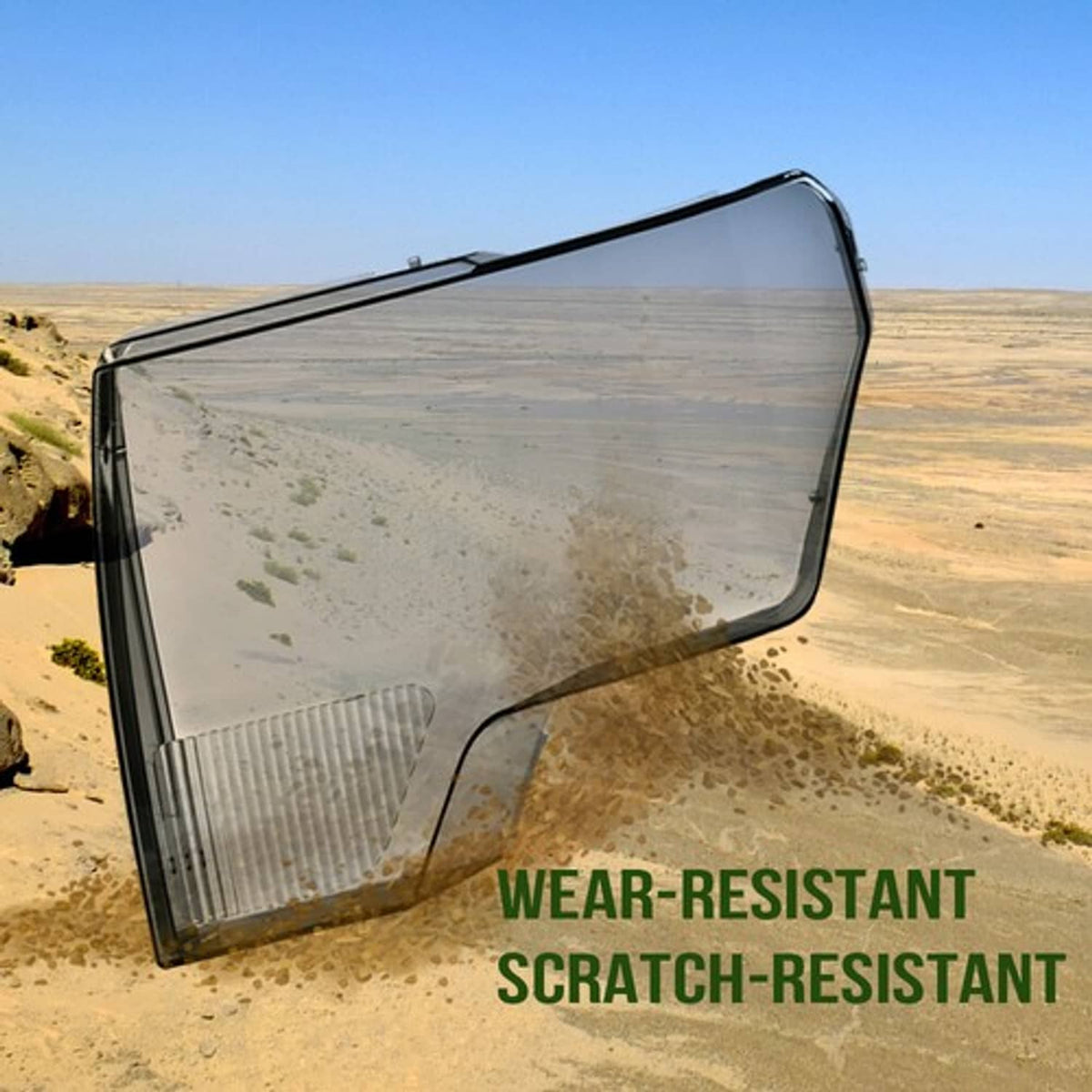 Solid Spare Fit For 2009-2014 Ford F150 F-150 Smoked Headlight Replacement Lens Left+Right