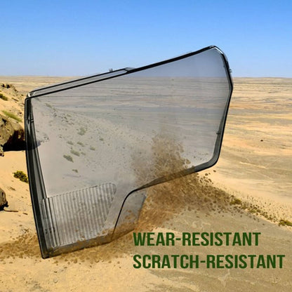 Solid Spare Fit For 2009-2014 Ford F150 F-150 Smoked Headlight Replacement Lens Left+Right