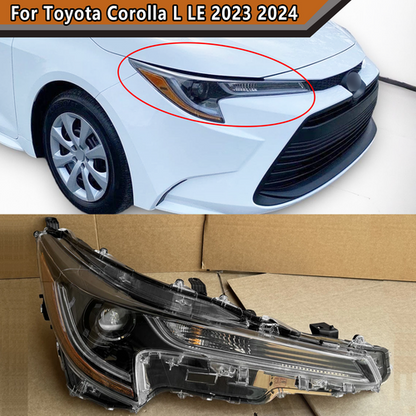 LED Headlight Assembly For 2023 2024 Toyota Corolla L LE Base Right Passenger RH