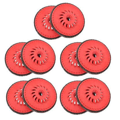 Solid Spare 10 Pack 4-1/2 x 7/8" Flap Sanding Disc 40 Grits Type 29 Ceramic Grinding Wheel