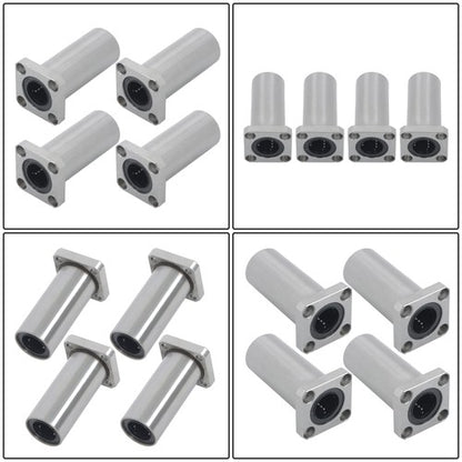 Solid Spare LMK20UU Linear Bearing 4Pcs 20mm Bore 32mm OD 80mm Long Square Linear Bearing
