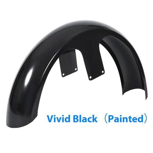 Solid Spare Painted 26" Wheel Wrap Front Fender For Harley Touring Street Glide Bagger