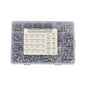 Solid Spare Phillips Pan Head Screw Assortment, 700 Pcs 4-40 #6-32 #8-32 #10-24 with Nuts